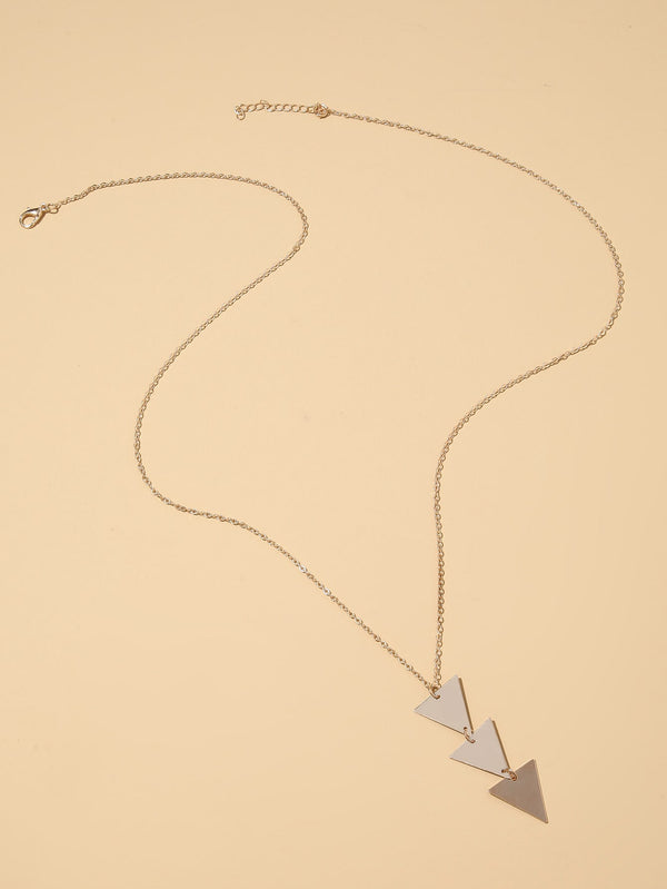 Triangle Pendant Necklace