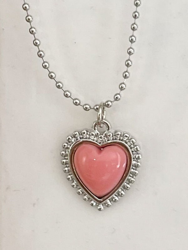 DAZY Heart Charm Necklace