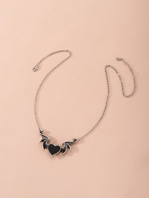 Heart Charm Chain Necklace