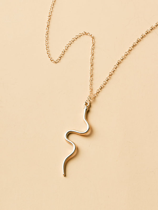 Snake Charm Necklace