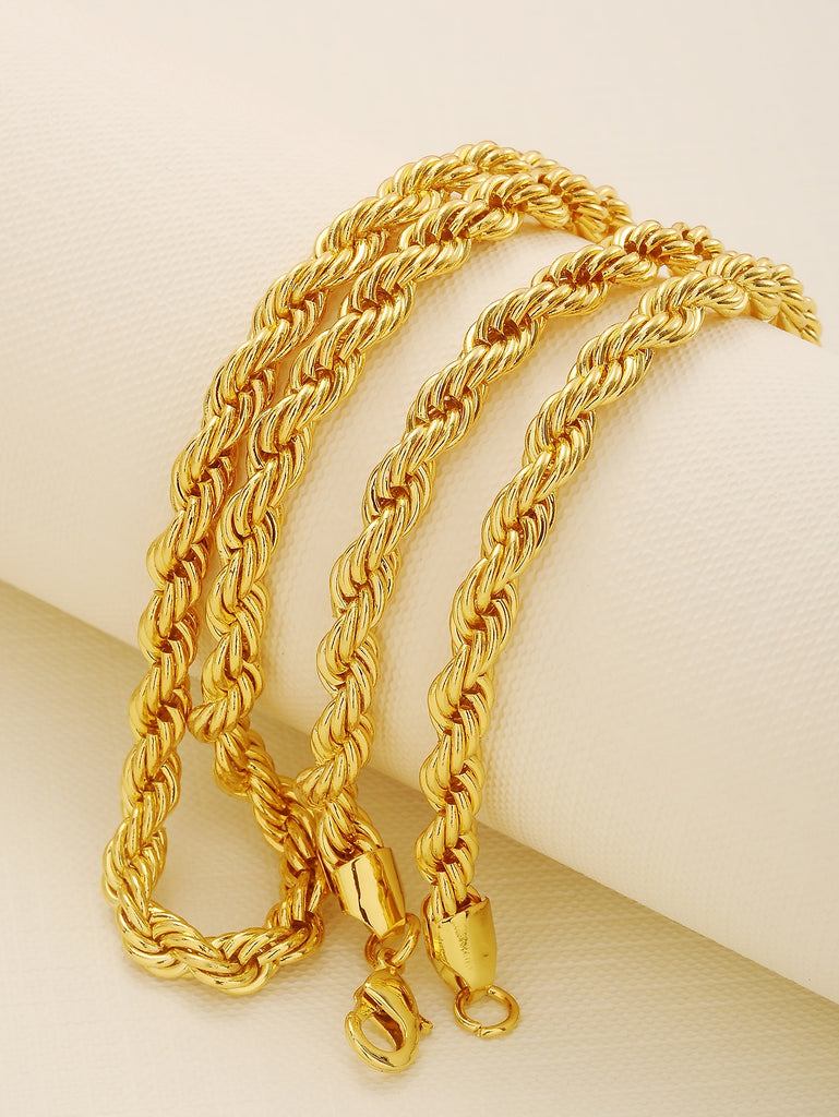 Men Twist Chain Necklace