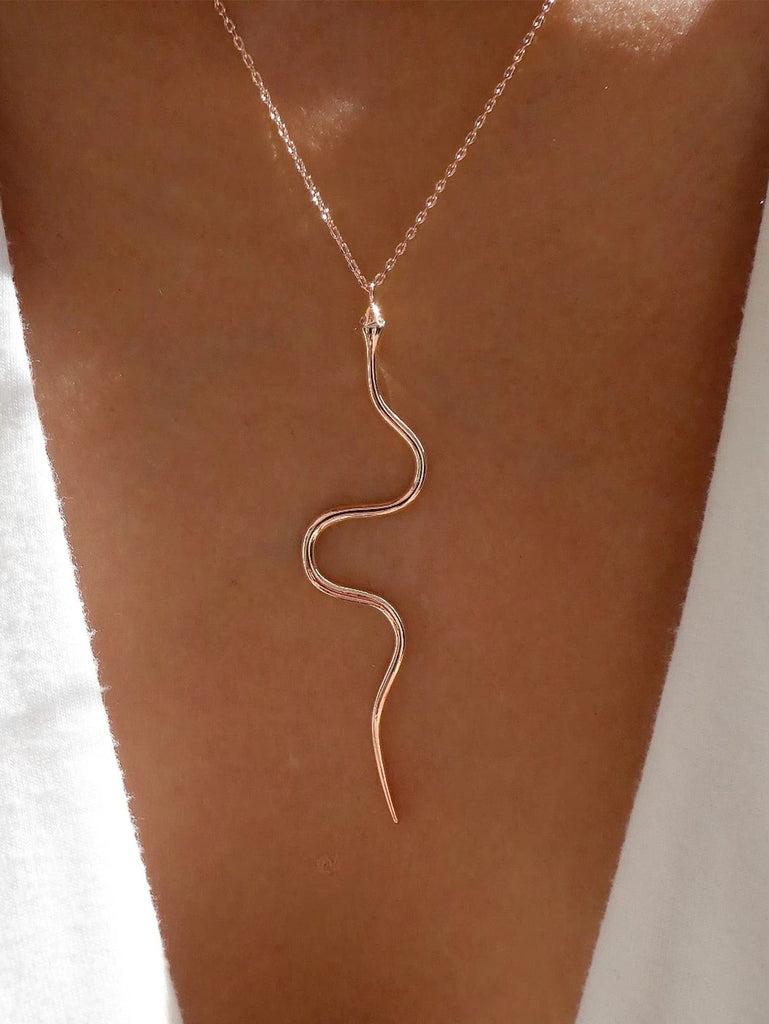 Snake Charm Necklace