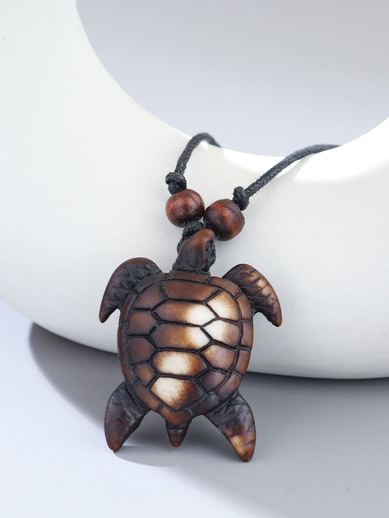 Men Turtle Charm Necklace