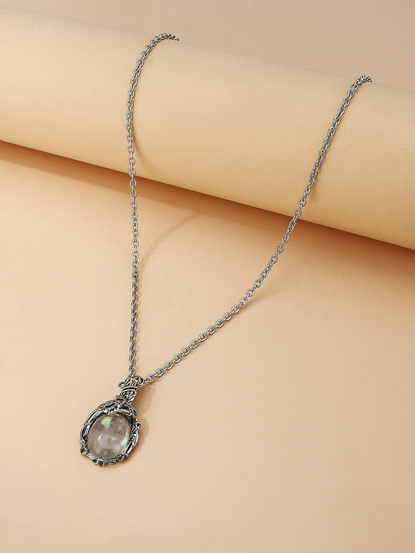 Moonstone Charm Necklace