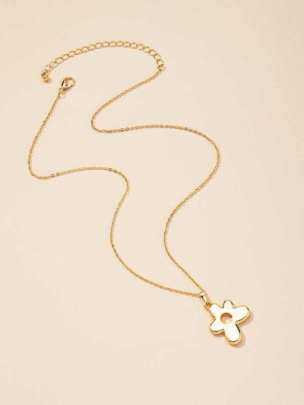 Flower Charm Necklace