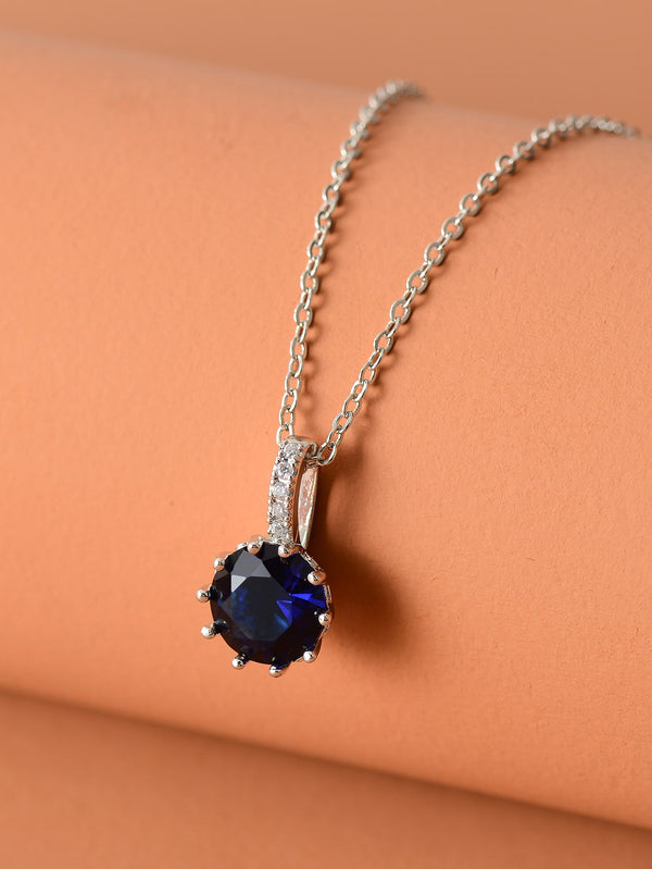 Zircon Charm Necklace