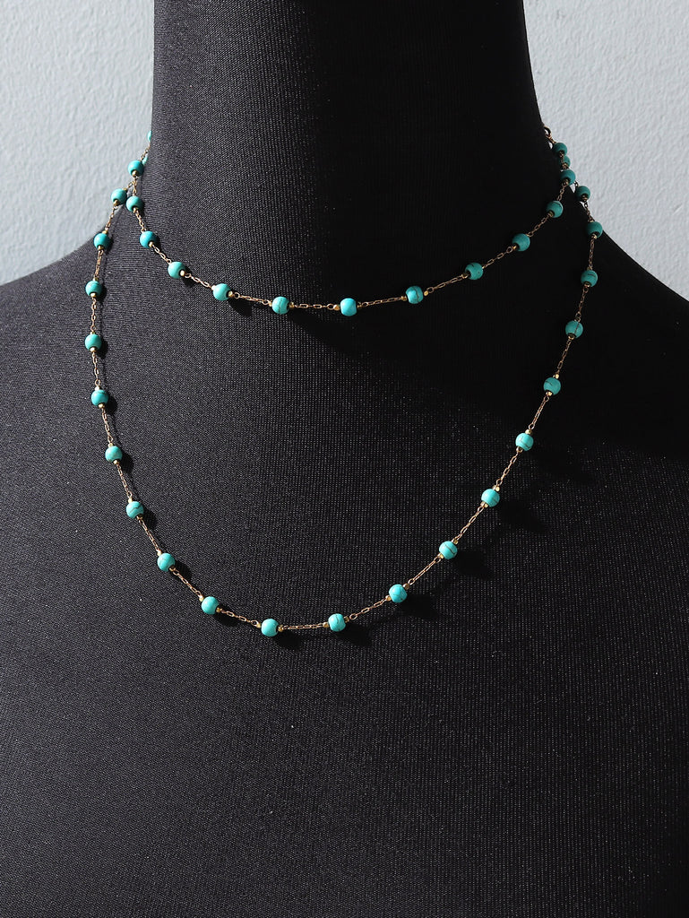 Turquoise Decor Necklace