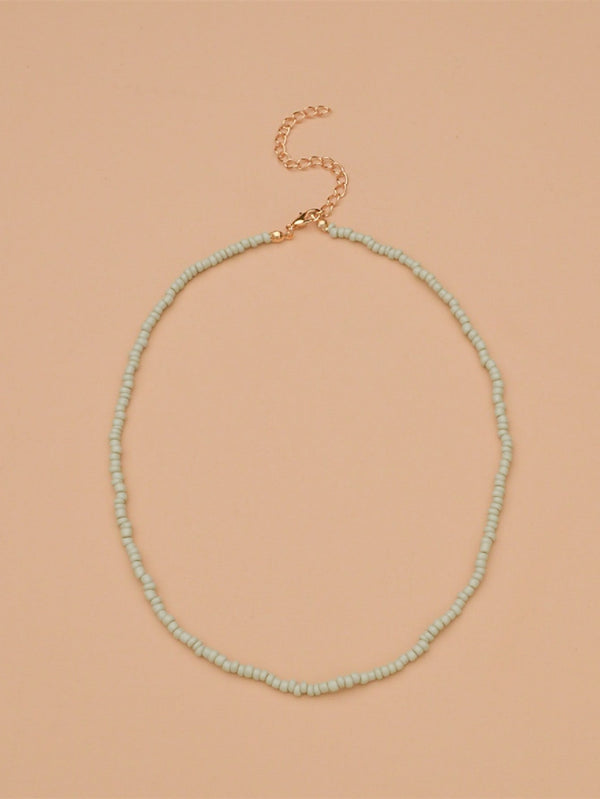 Minimalist Beaded Necklace