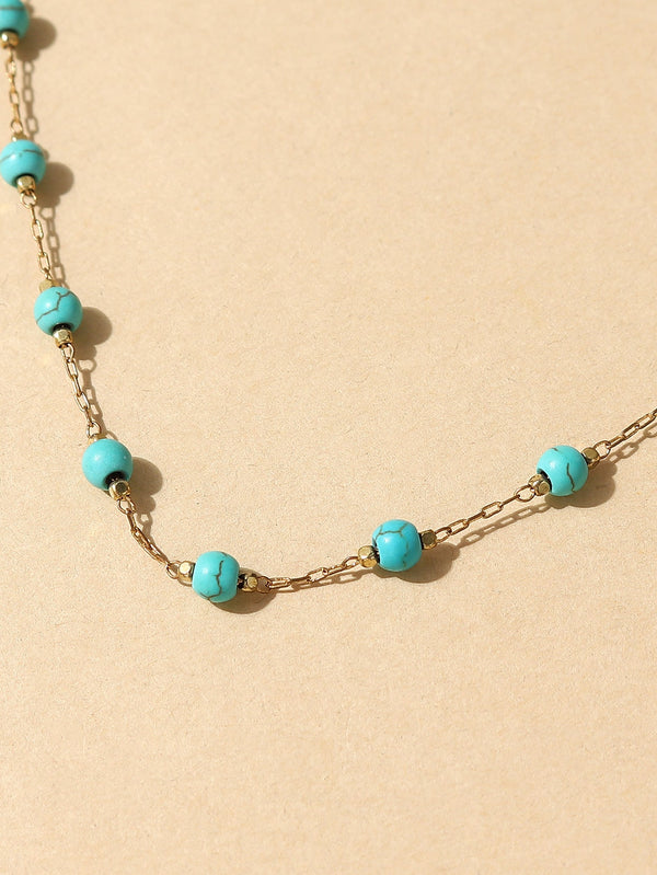 Turquoise Decor Necklace