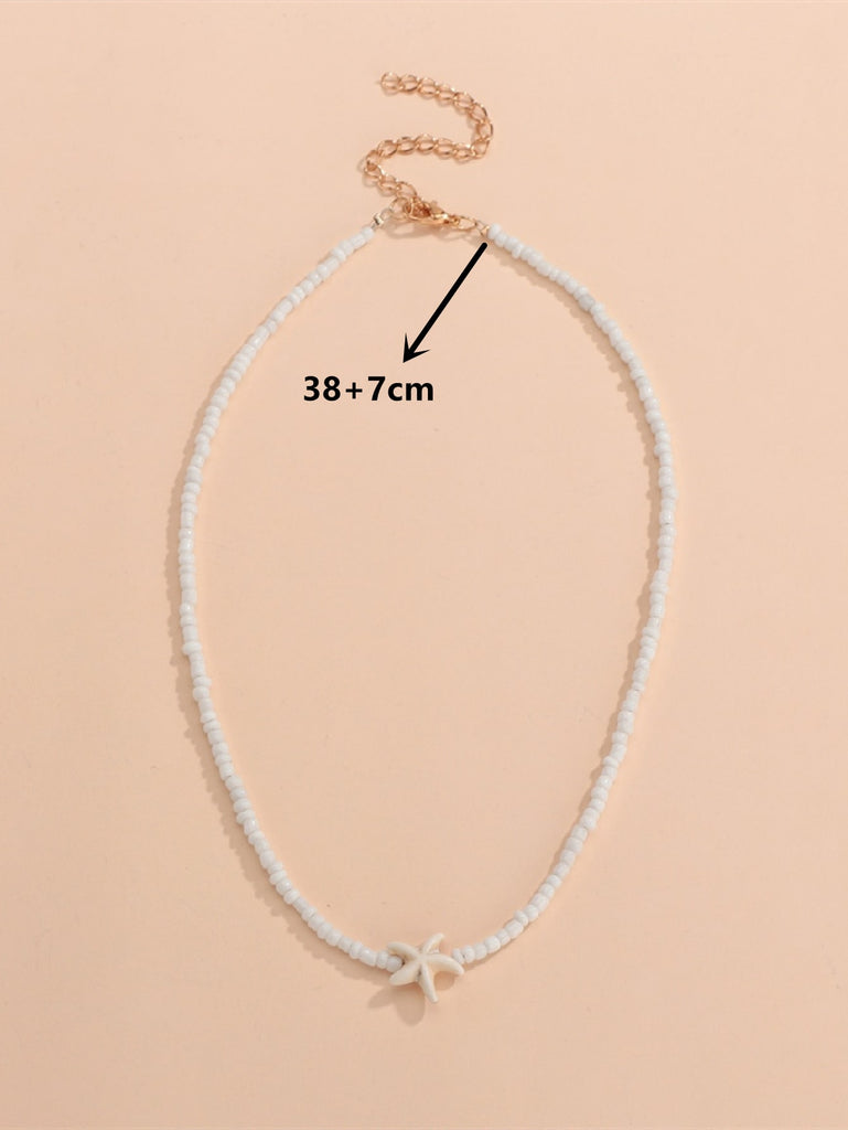 Thin puka shell deals necklace