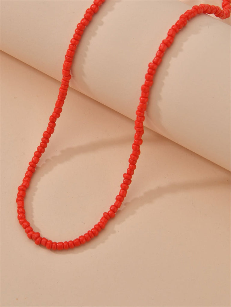 Minimalist Beaded Necklace