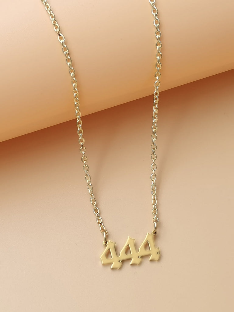 Number Charm Necklace