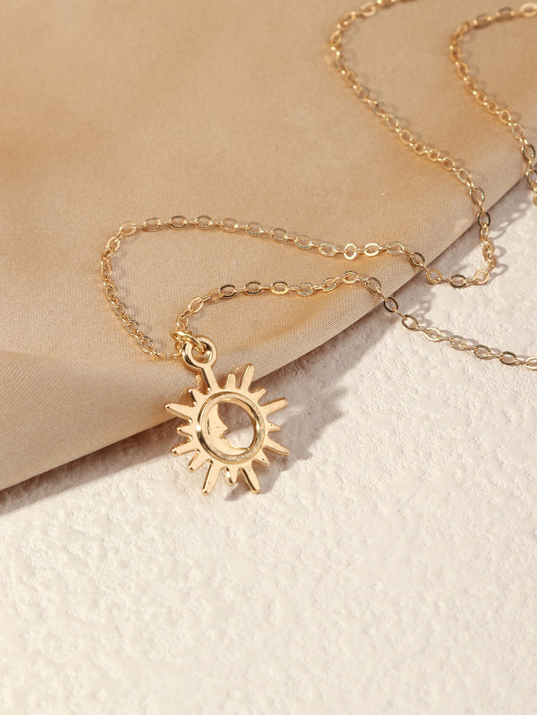 Sun Pendant Necklace