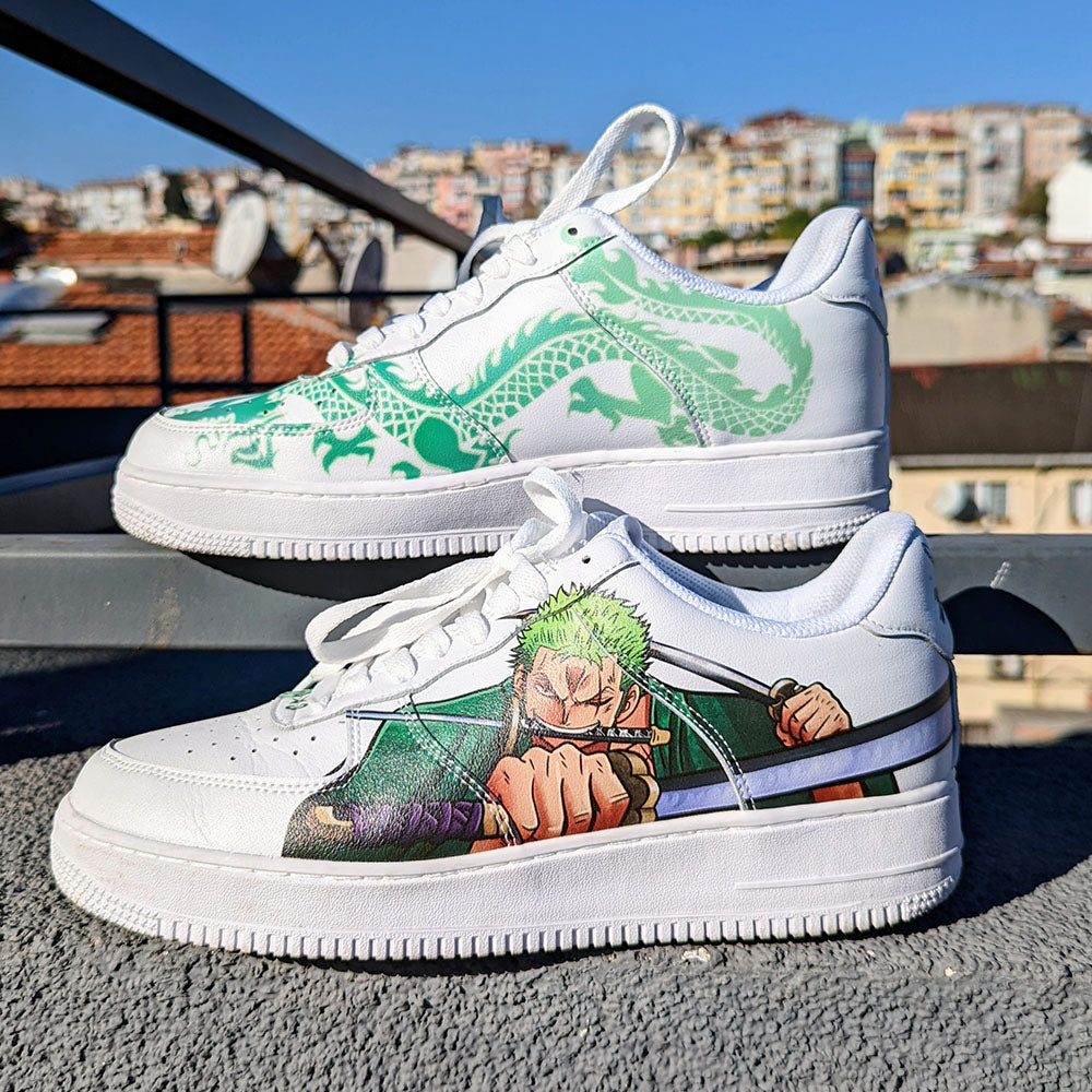 Buy Custom Anime Manga Shoes Hand Painted Air Force Style Online in India -  Etsy